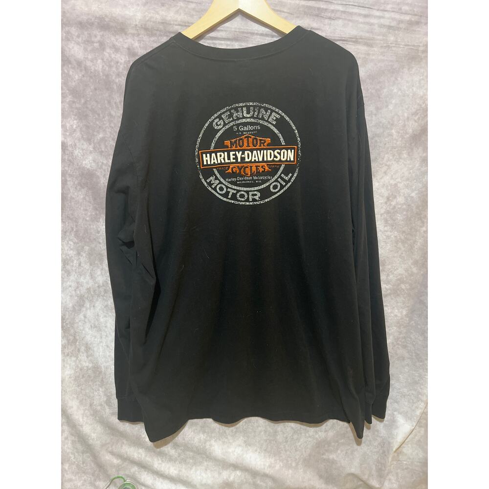 Harley-Davidson Henley with Printed and Embroidered Graphics Greeley CO size 3XL